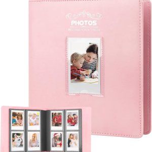 Álbum de fotos de 2 x 3 para cámara instantánea Fujifilm Instax Mini, 288 bolsillos, cubierta de piel, mini álbum de fotos para Fujifilm Instax Mini Álbum de fotos de 2 x 3 para cámara instantánea Fujifilm Instax Mini, 288 bolsillos, cubierta de piel, mini álbum de fotos para Fujifilm Instax Mini