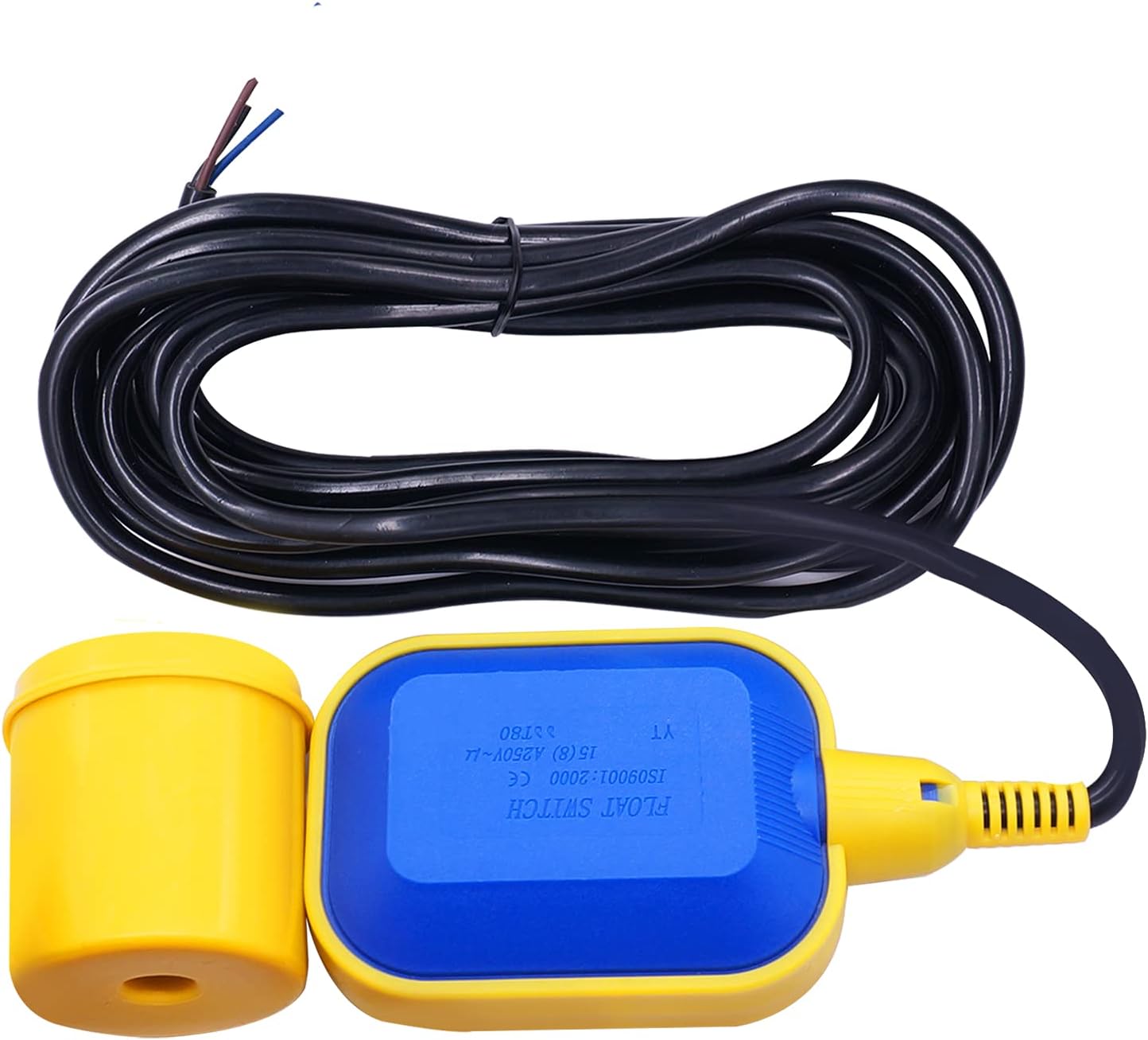 Interruptor de flotador de cable 3M 10 pies Universal Piggyback Interruptor de flotador de servicio pesado Controlador de nivel de agua para sistema