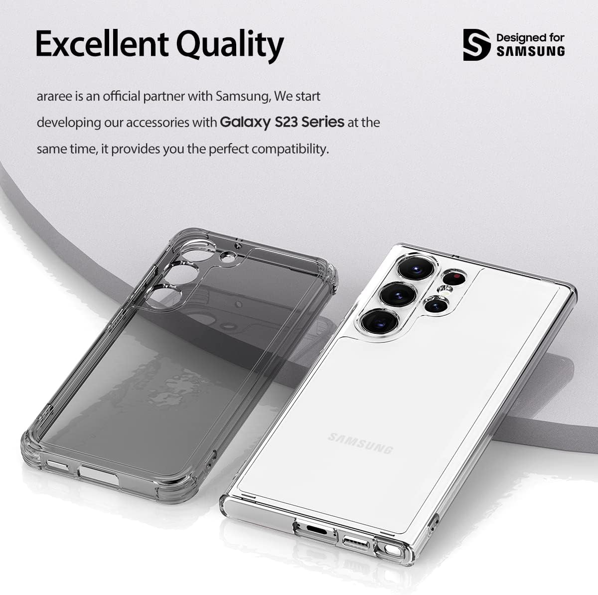 araree FLEXIELD Funda diseñada para Samsung Galaxy S23 Ultra, funda protectora de TPU antiamarilleamiento compatible con Samsung Galaxy S23 Ultra