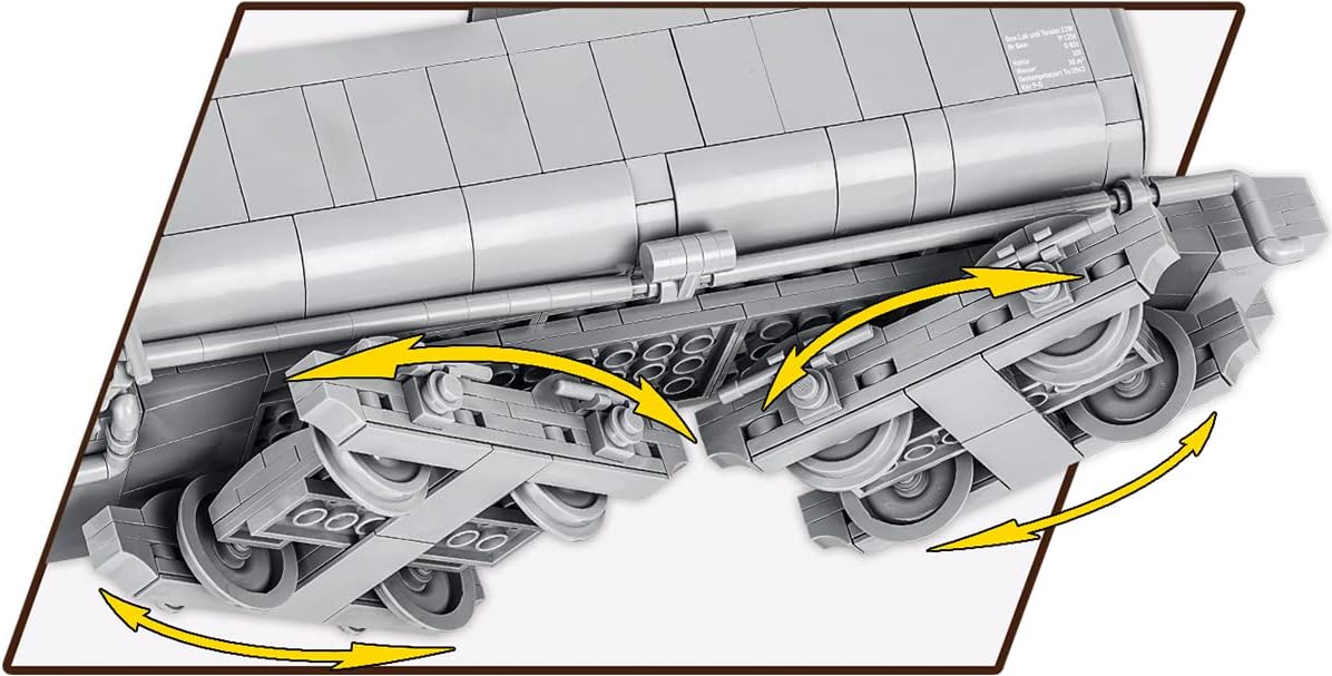 COBI Colección Histórica Kriegslokomotive Baureihe 52 Locomotora
