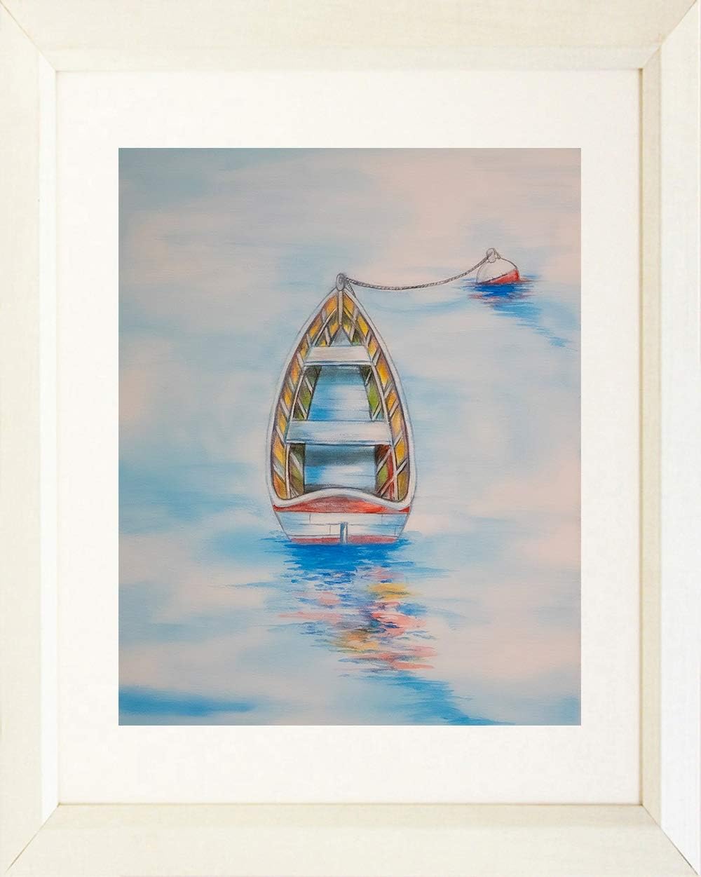 Buyartforless IF EDC470 20×16 1.25 White SM Wall Art
