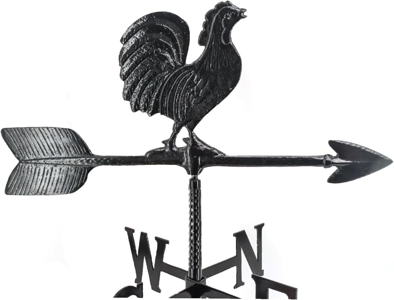 Veleta de gallo de aluminio de 24 pulgadas – Veleta de pollo – Fácil de instalar – Resistente a los rayos UV – Aluminio con recubrimiento en polvo –