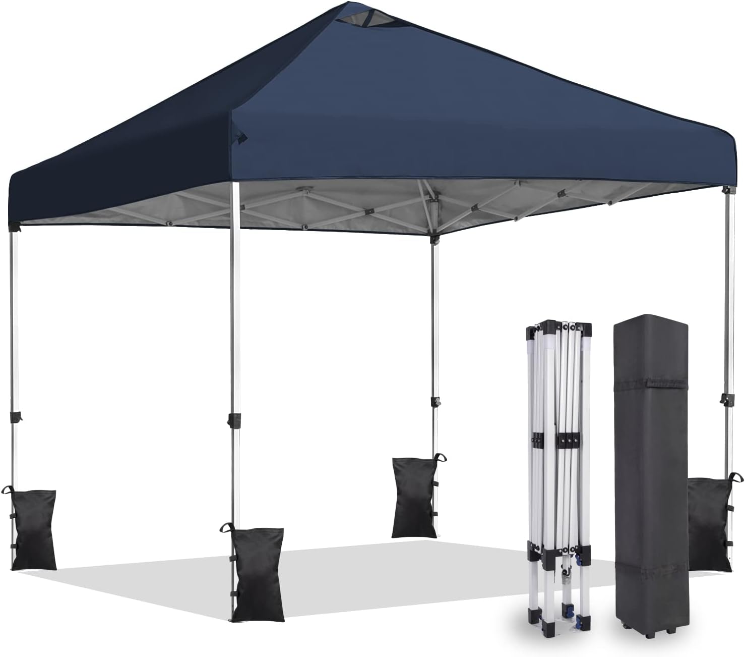 Tienda de campaña desplegable de 10 x 10 pulgadas, tienda de campaña desplegable instantánea Ez, toldo impermeable para exteriores con ventilación