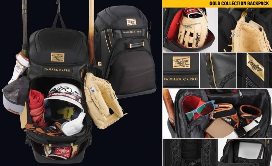 Rawlings El  Mochila Gold Collection Bolsa de equipo  Grafito