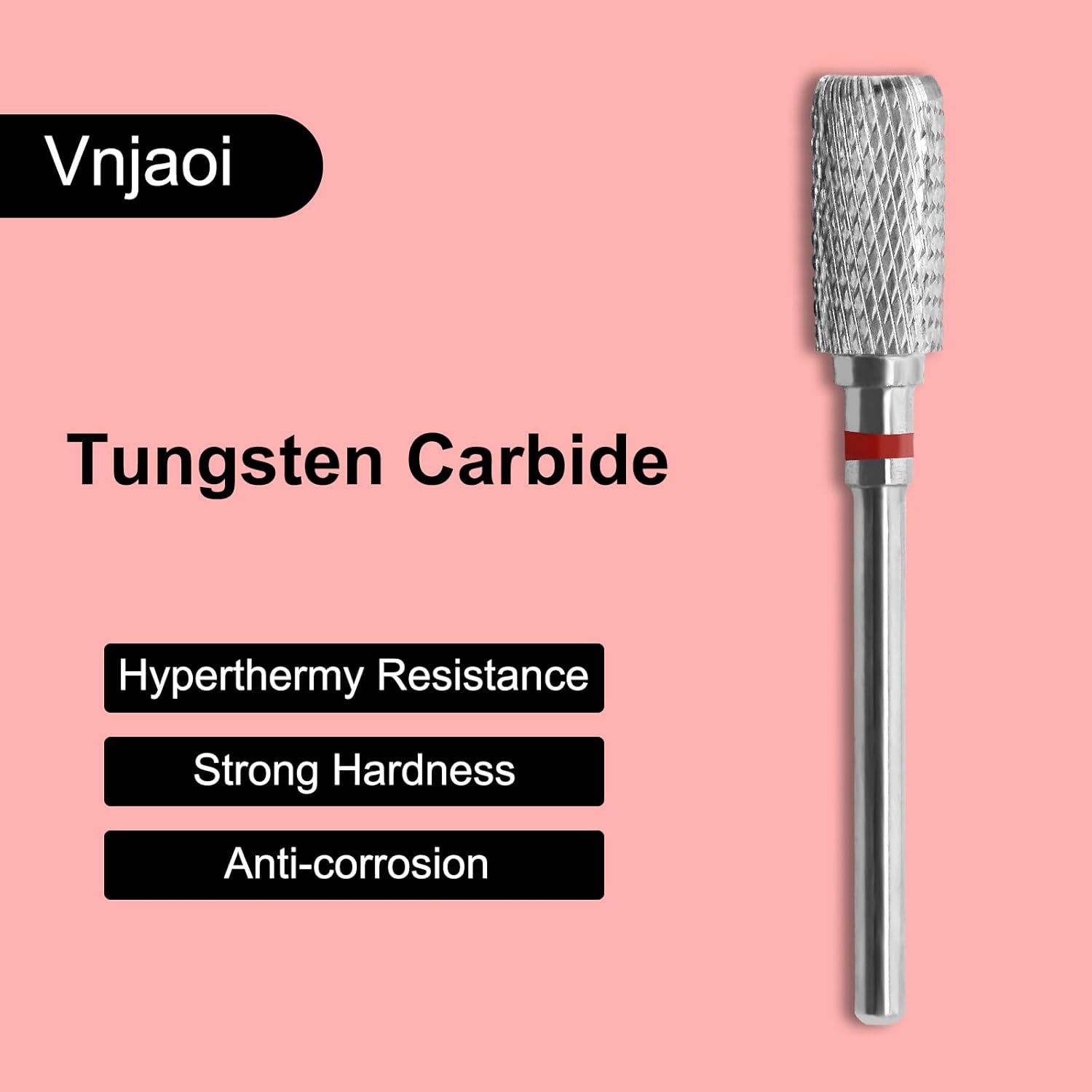 Brocas de uñas de seguridad, brocas de carburo de 332 pulgadas, broca profesional para taladro de uñas, adecuadas para manicura, pedicura, cutícula,