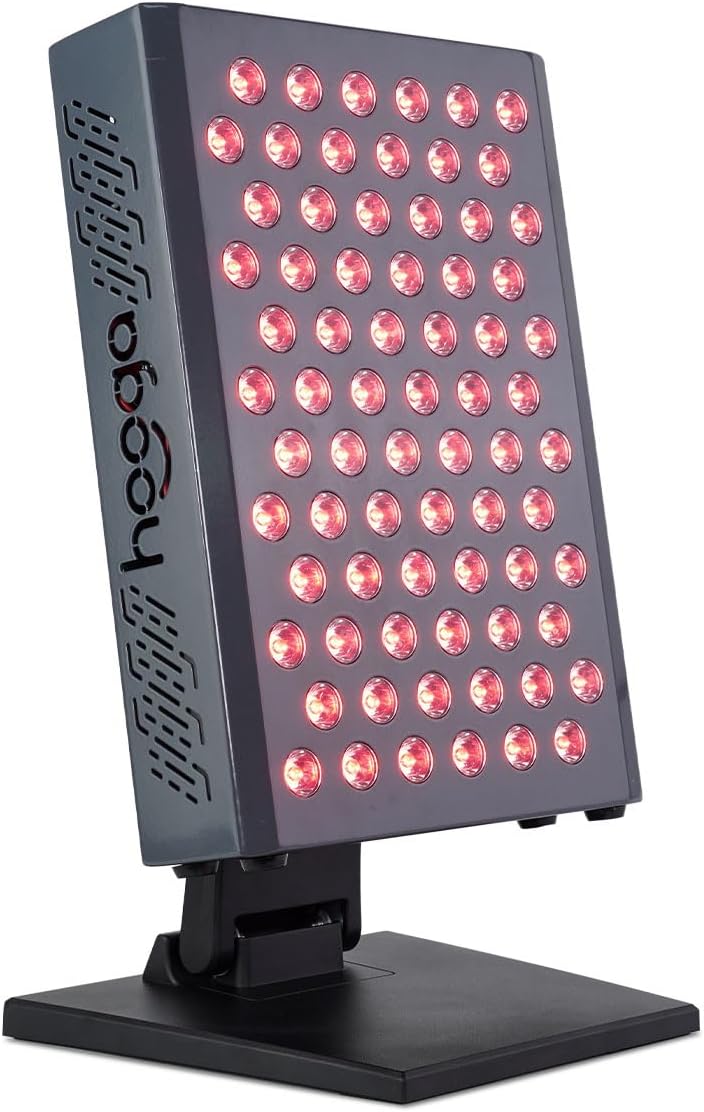 Hooga Terapia de luz roja, panel LED infrarrojo cercano rojo, 72 LED sin parpadeo de chip cuádruple, serie Ultra, dispositivo de grado clínico para