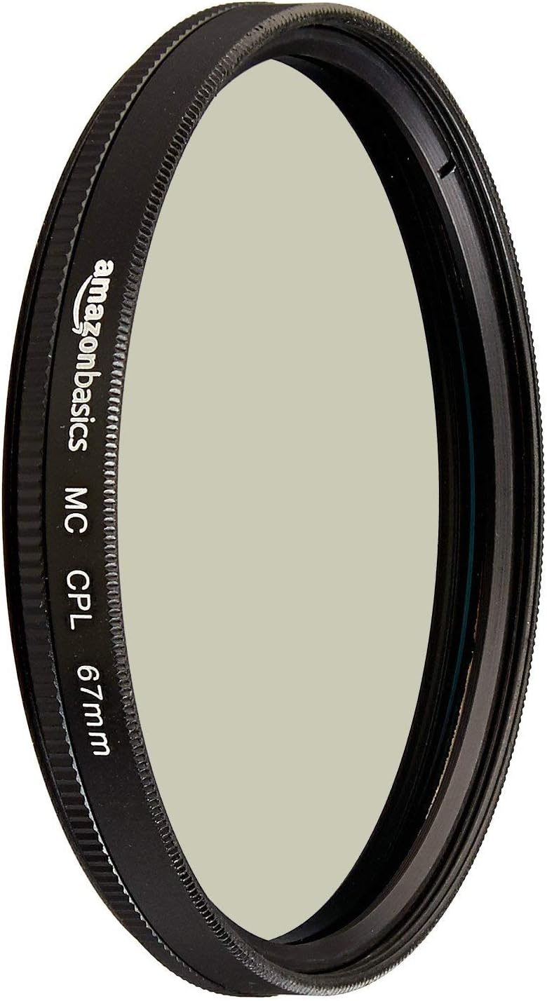 Tienda Basics Filtro polarizador circular para lente de cámara – 2.638in