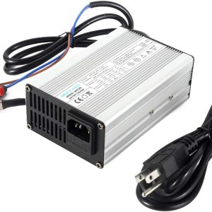 Cargador de batería LiFepo4 de 14,6 V, 6 A, 14,6 V, LiFepo4, cargador de batería inteligente con clip de cocodrilo Cargador de batería LiFepo4 de 14,6 V, 6 A, 14,6 V, LiFepo4, cargador de batería inteligente con clip de cocodrilo