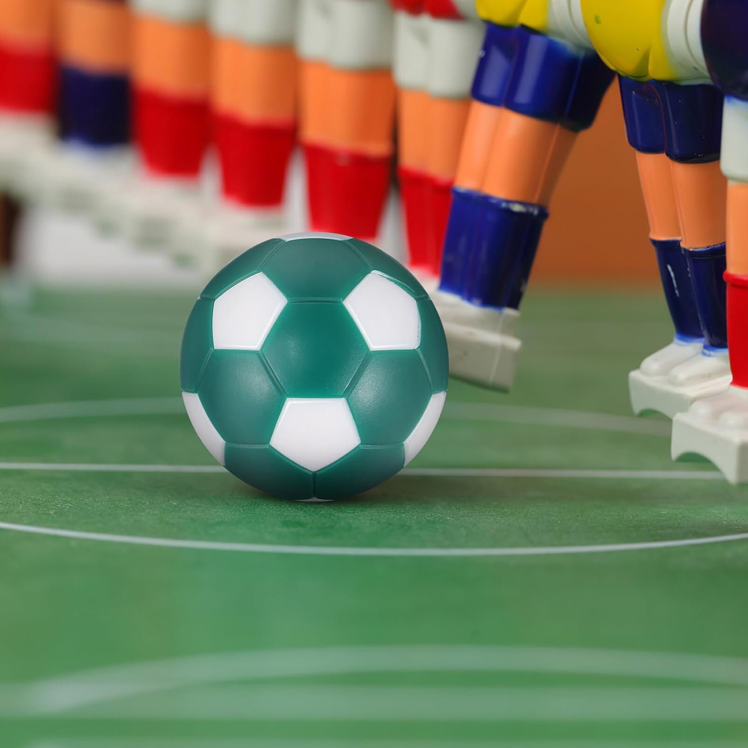Alipis 8 pelotas de repuesto de futbolín de fútbol para niños, mini futbolín, piezas de mesa de futbolín, juego de mesa de futbolín, accesorio de
