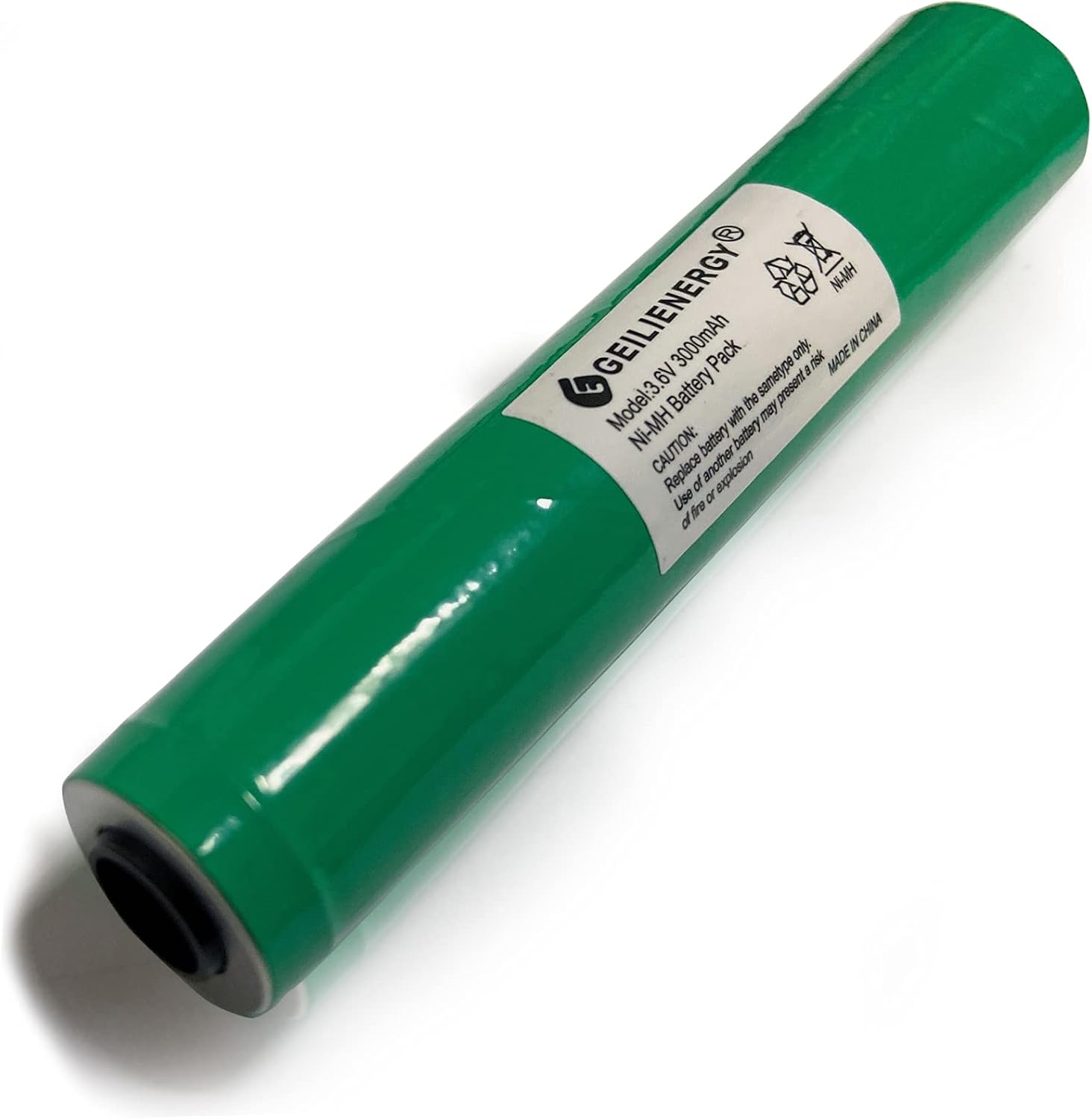 GEILIENERGY Batería Ni-MH de 3.6 V 3000 mAh (2 unidades) compatible con Streamlight Stinger 75375 75175 LED HP, XT, DS, PolyStinger, Pelican M9,