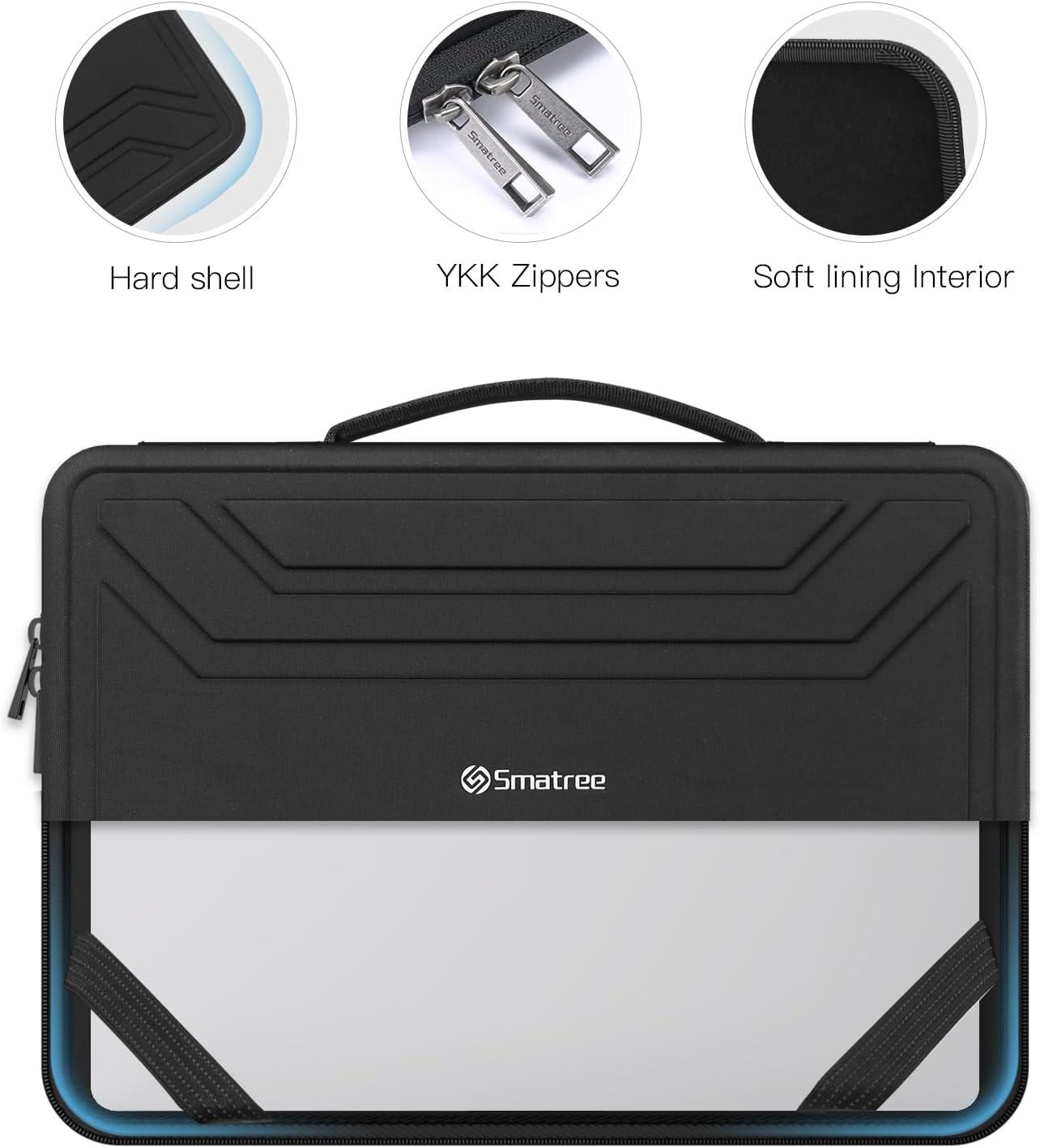 Smatree Funda rígida para portátil Apple 2023 MacBook Pro M3, Alienware m16 R2, Samsung Galaxy Book3 Pro 360, funda ASUS Vivobook Pro 16X OLED de 16