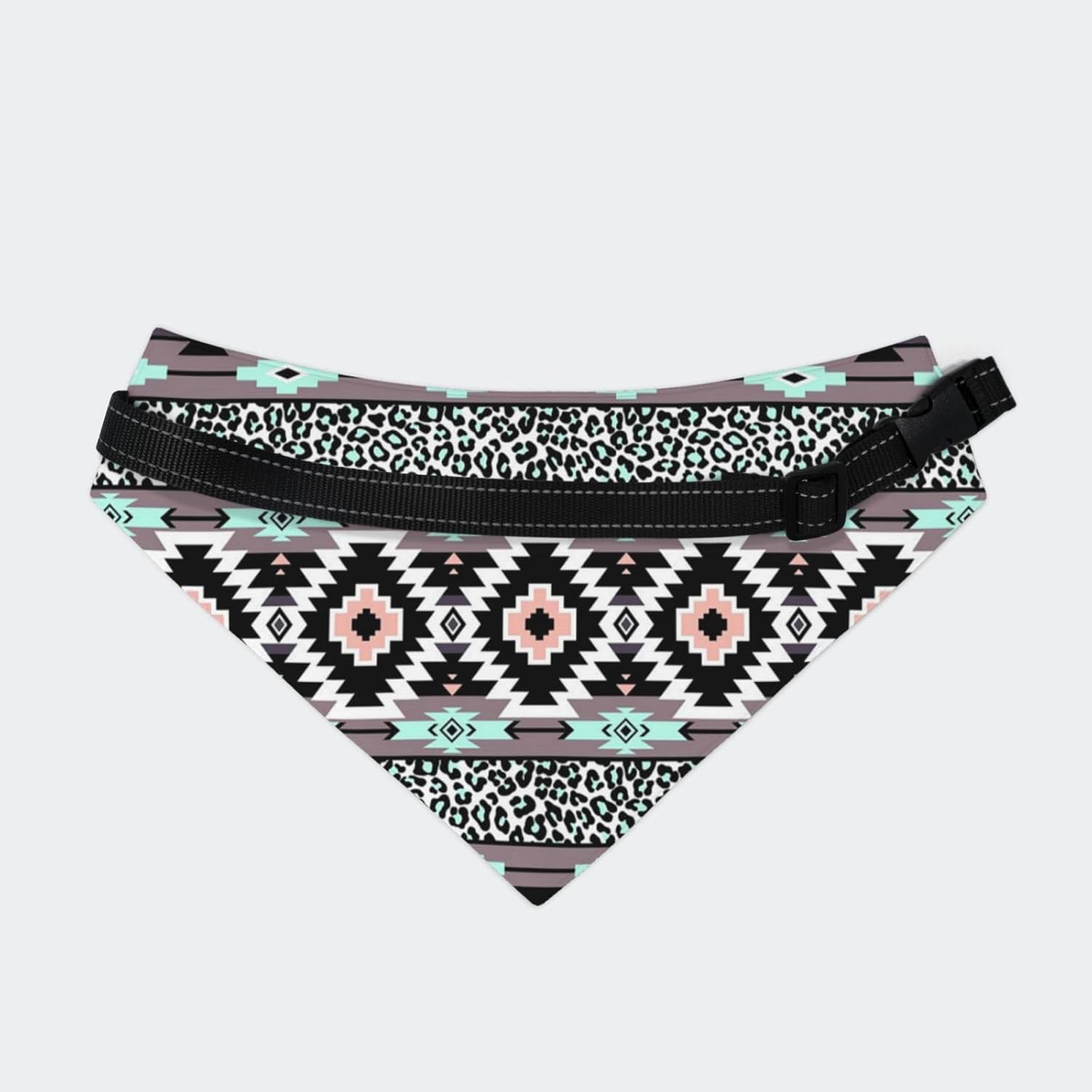 Pañuelos para perros con hebilla ajustable para mascotas, diseño de nativos americanos, bufanda triangular lavable, tres tamaños