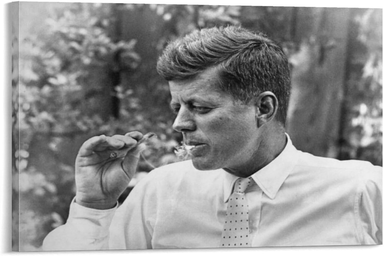 John F Kennedy JFK – Pósteres presidenciales para fumar marihuana en lienzo, pintura para decoración de pared, obra de arte, arte para decoración