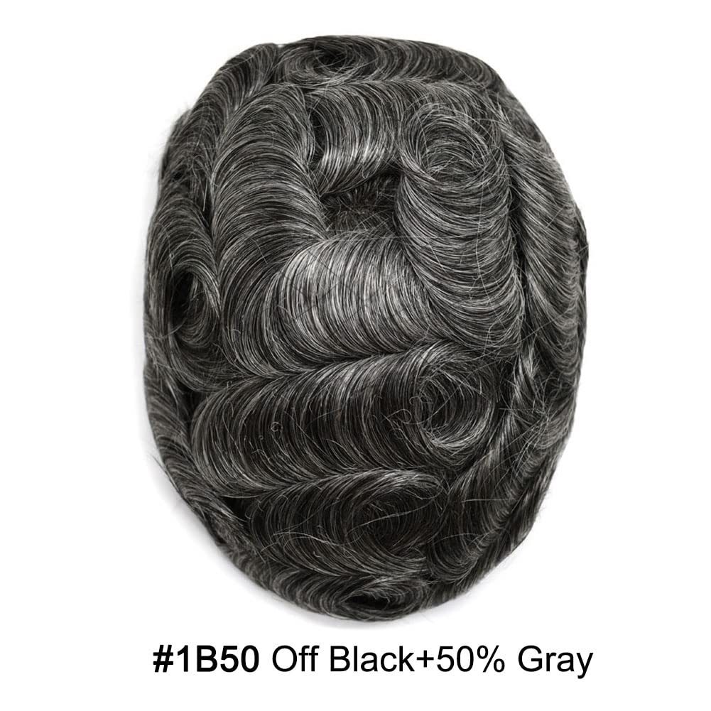 Toupee para hombres, sistema de reemplazo de cabello humano real, encaje suizo suave, encaje suizo, sistema de cabello para hombres, extensiones de