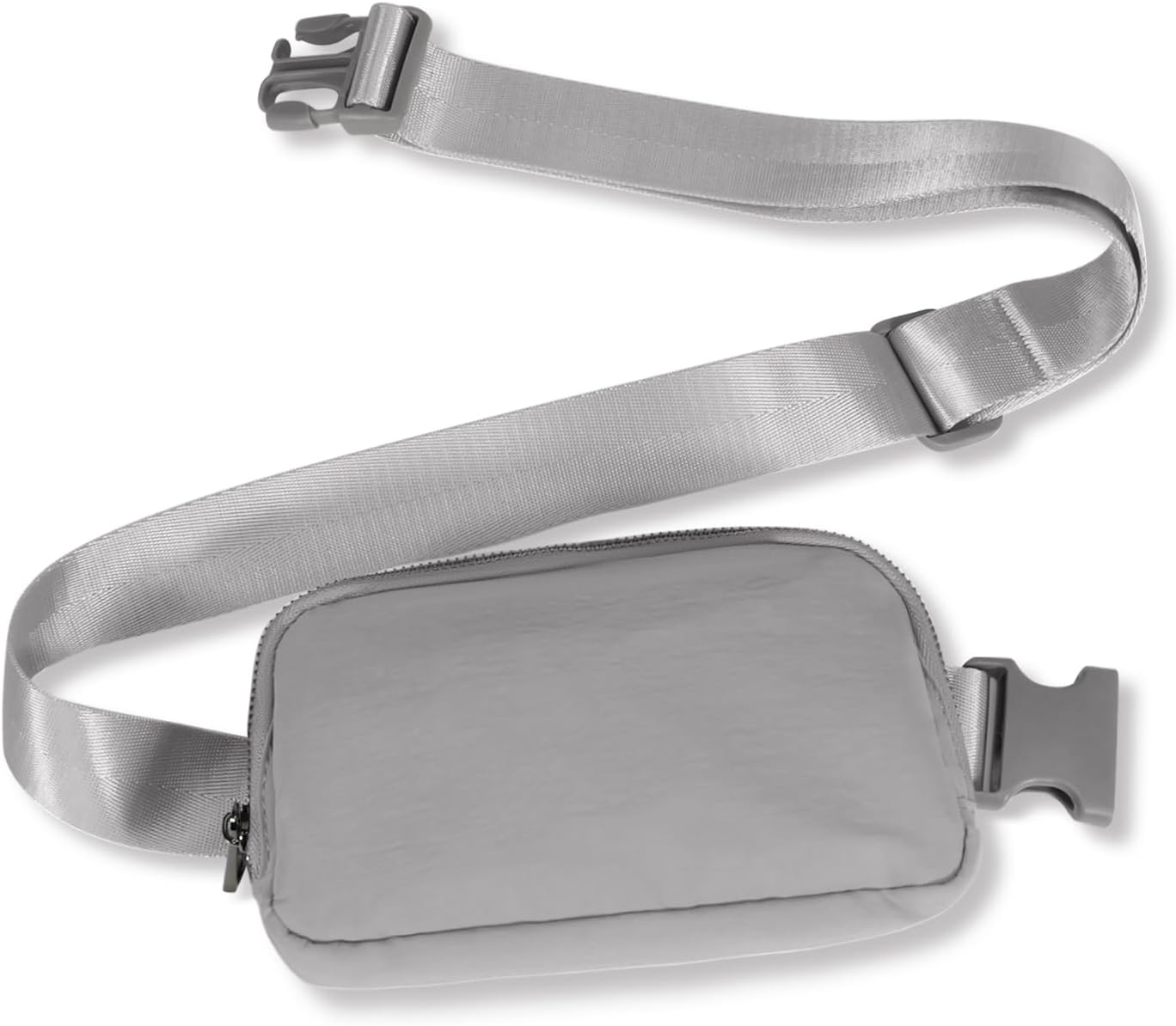 Riñonera para mujeres y hombres, bolsa cruzada para la cintura, para viajes, correr, senderismo, entrenamiento, S – Gris, Riñonera Moda