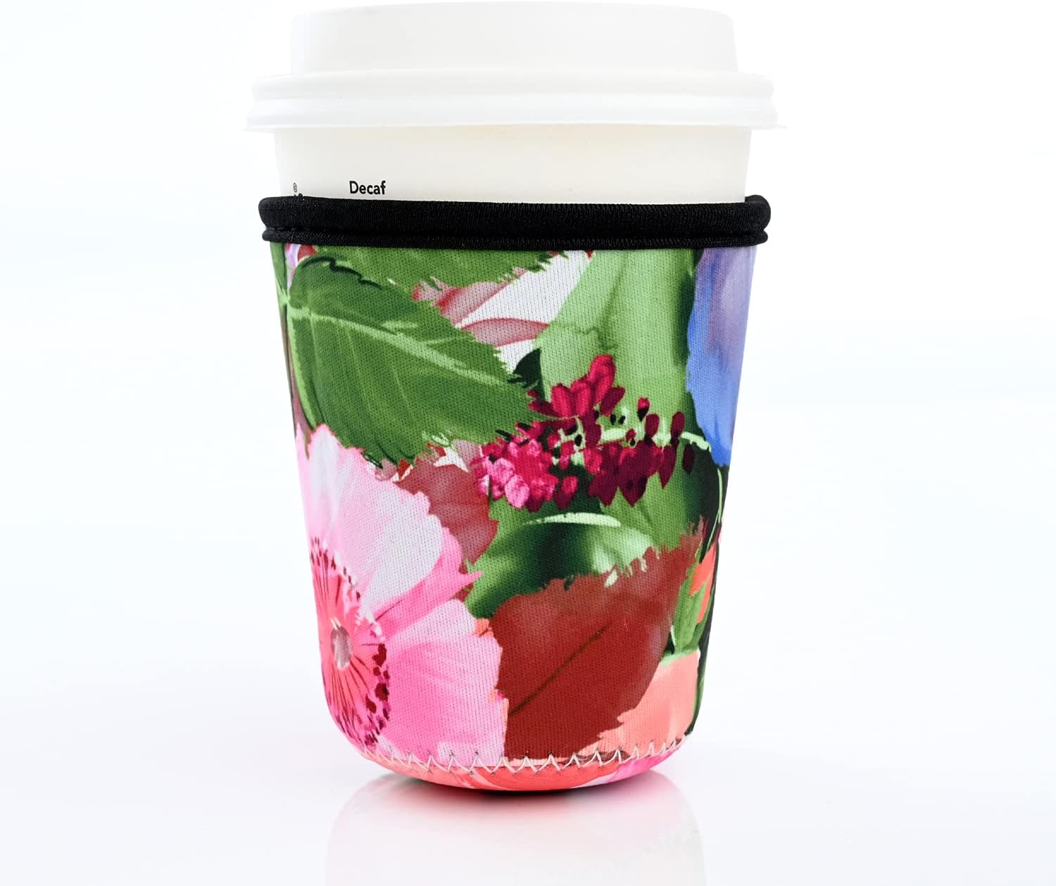 Wanty Paquete de 3 fundas de neopreno reutilizables para café helado, fundas aislantes para bebidas frías, soporte para tazas, ideal para Starbucks,