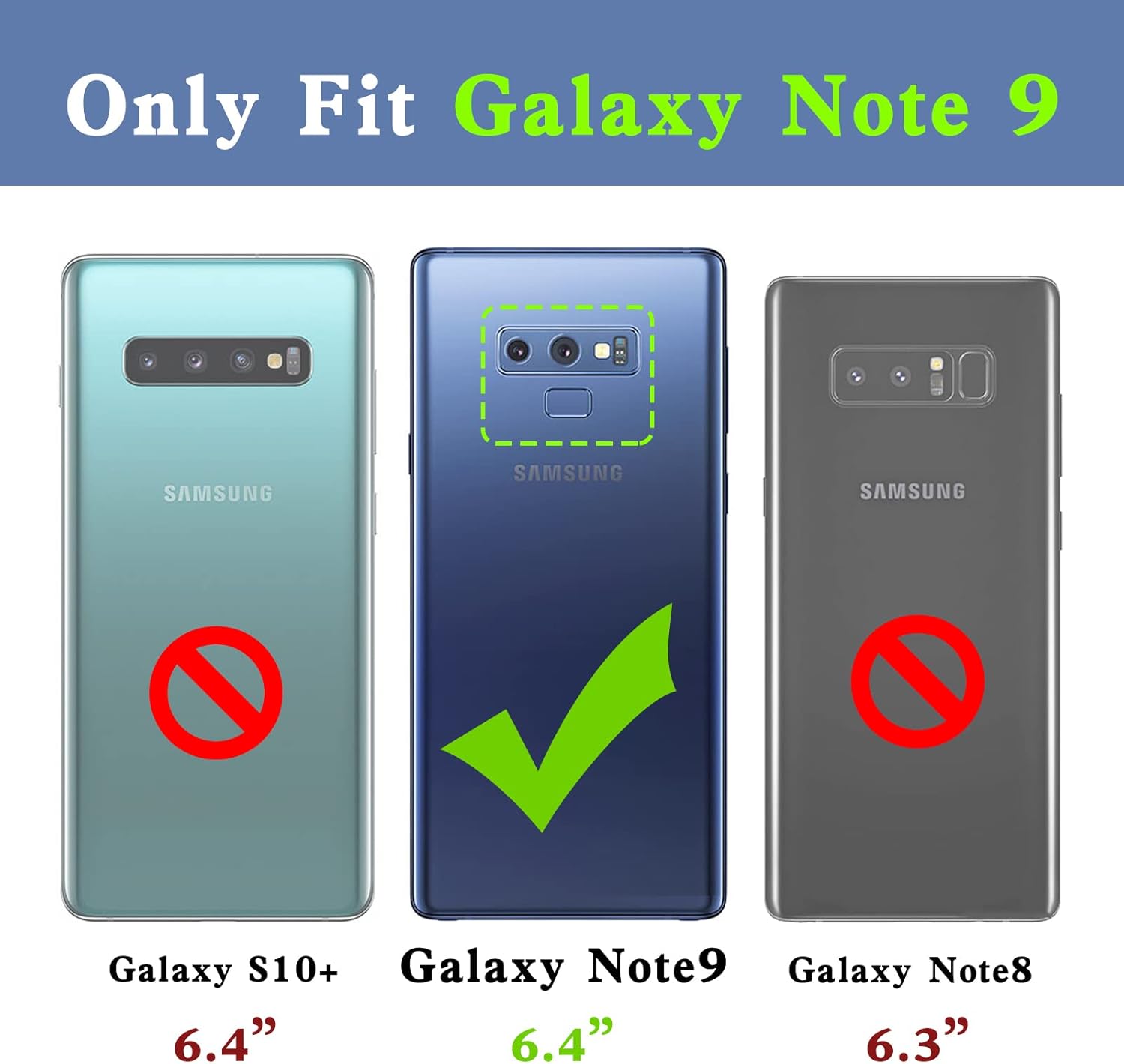 Para Samsung Galaxy Note 9 Caja De Teléfono Cuadrado Con Soporte De Anillo De Las Niñas Mujeres Cubierta Protectora A Prueba De Golpes De Lujo –