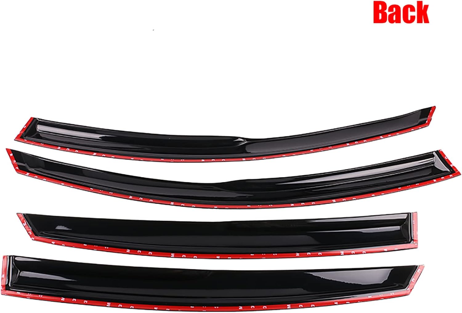 EVPROXP – Visera de ventana compatible con Honda Accord Sedan 4DR 18-21, deflector de ventilación de ventana lateral, teñido ahumado oscuro, estilo