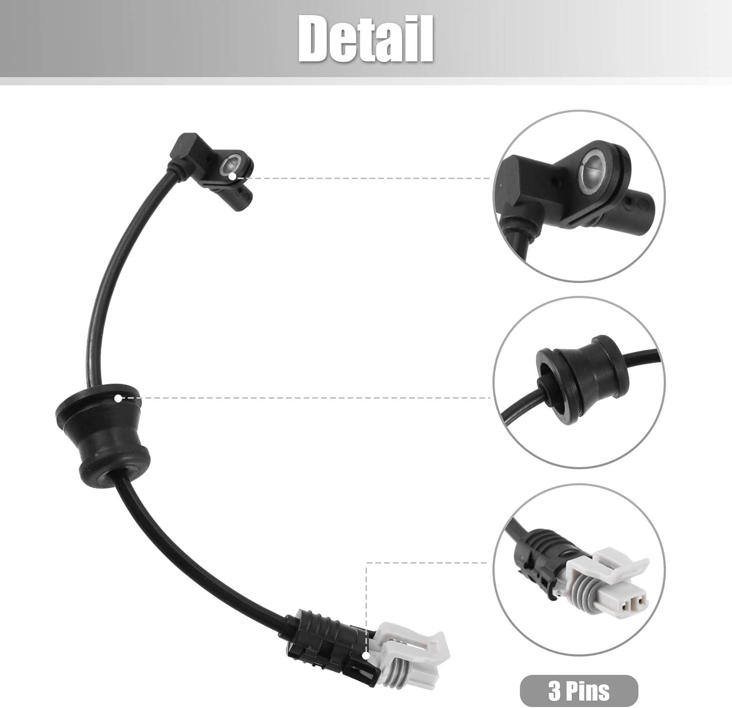 X AUTOHAUX Sensor de transmisión del reemplazo del coche NO.9662608096626078 para Chevrolet Captiva Sport 2012-2015