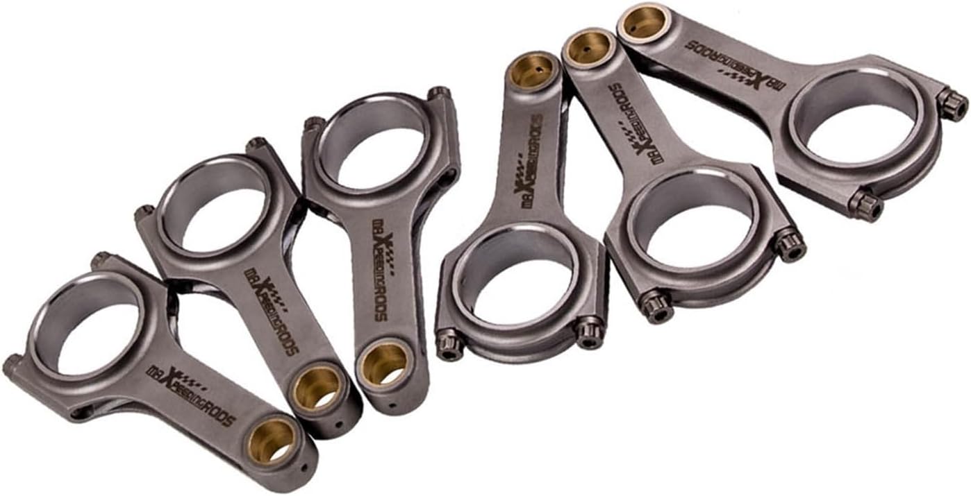 6 unids biela Datsun 240Z compatible con Nissan Skyline Laurel Cedric L24 forjado 4340 acero H-Beam ARP pernos varillas