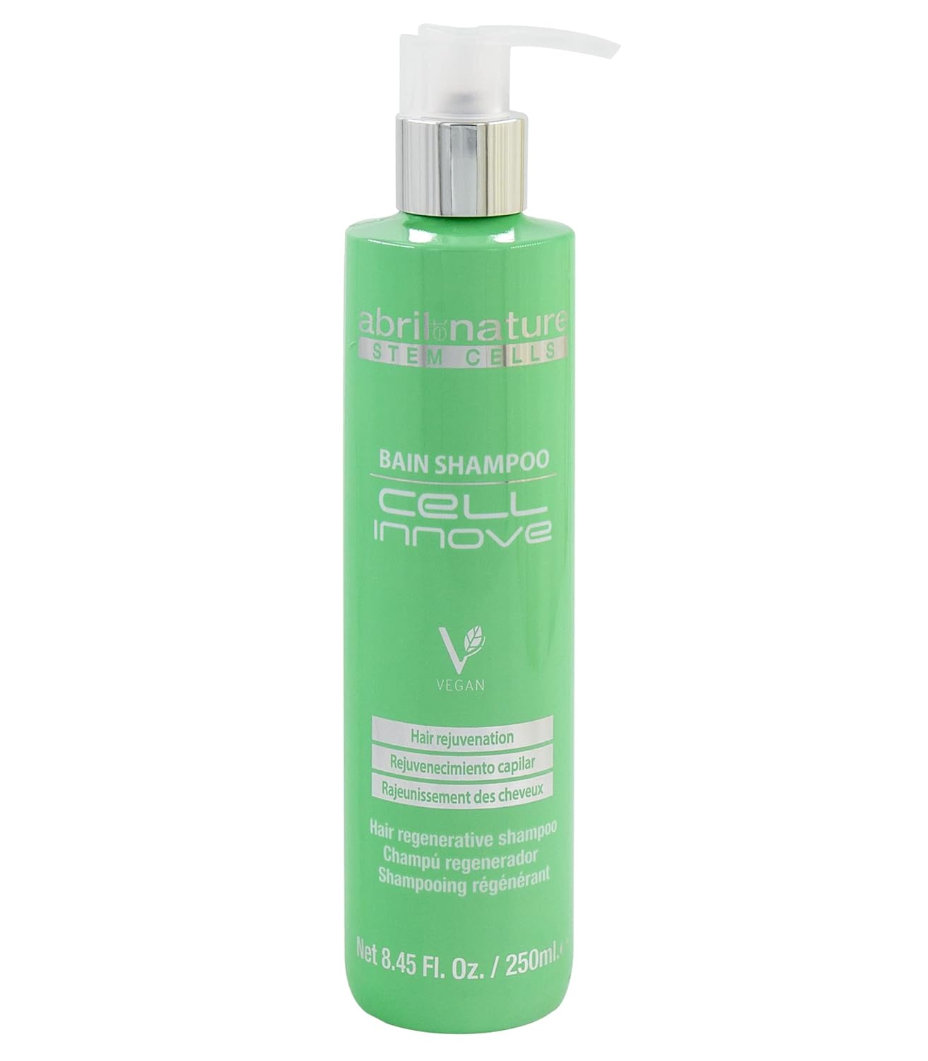 Abril Et Nature – Bain Shampoo Cell Innove – Champú Hidratante – 8.5 fl oz – Para Cabello Dañado – Tratamiento Capilar con Células Madre – Producto