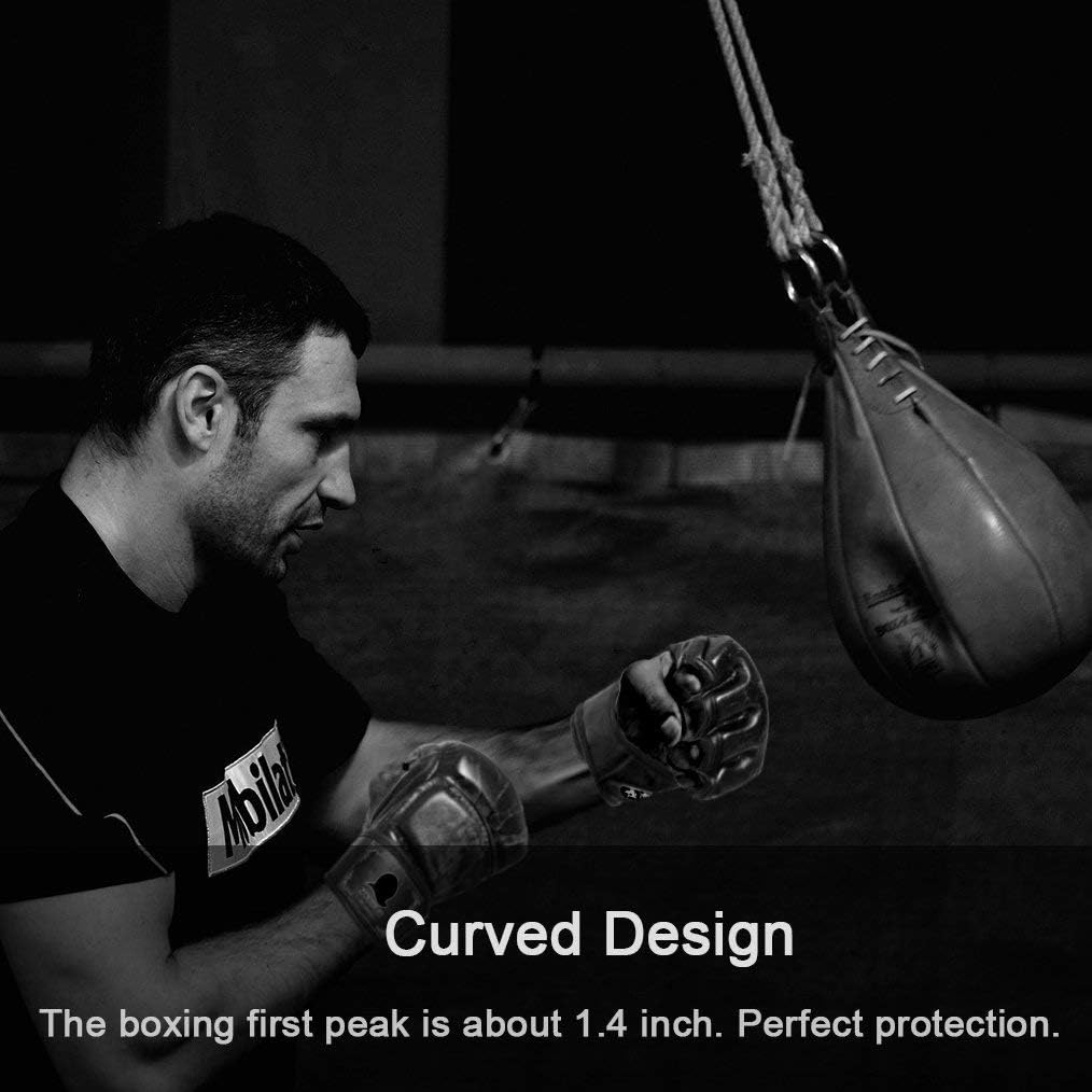 ZooBoo – Guantes MMA para artes marciales mixtas y artes marciales mixtas con banda de muñeca ajustable, guantes UFC para entrenamiento de sanda y