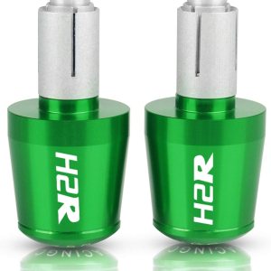 Tapa de extremo de mango de motocicleta compatible con Kawasaki Ninja H2R 2015-2018 – Tapón de extremo para manillar de motocicleta Tapa de extremo de mango de motocicleta compatible con Kawasaki Ninja H2R 2015-2018 – Tapón de extremo para manillar de motocicleta