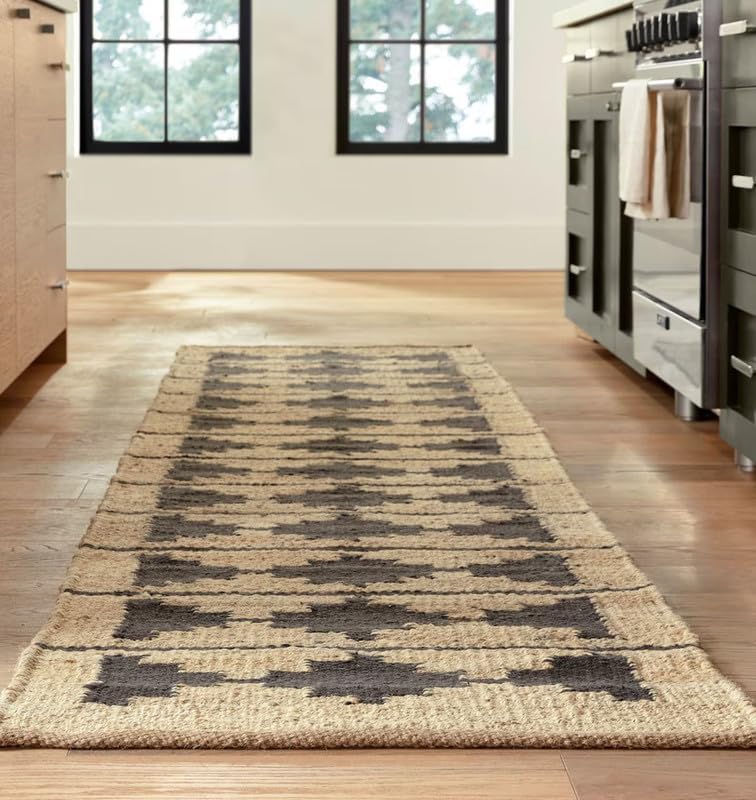 The Weaver House – Alfombras de yute natural, decoración de alfombra de cáñamo, alfombras de yute para escaleras, cocina, alfombras de pasillo para