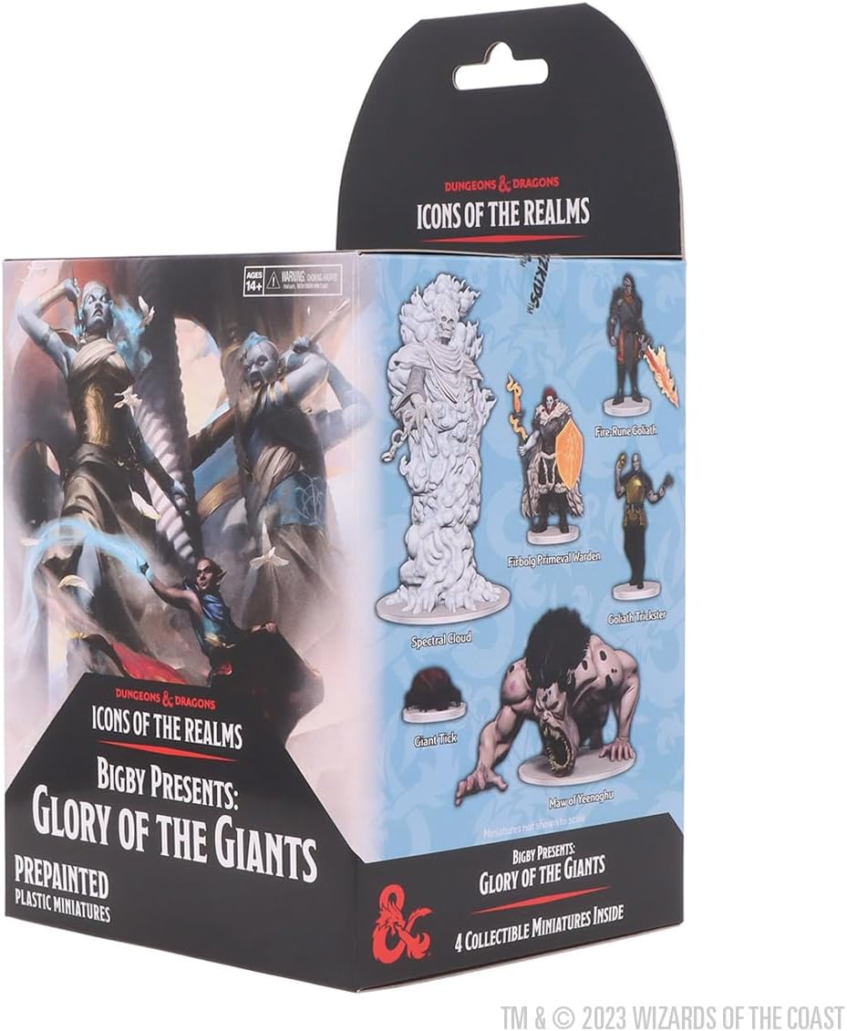 WizKids Iconos de D&D de los reinos Bigby presenta Gloria de los gigantes (Booster)