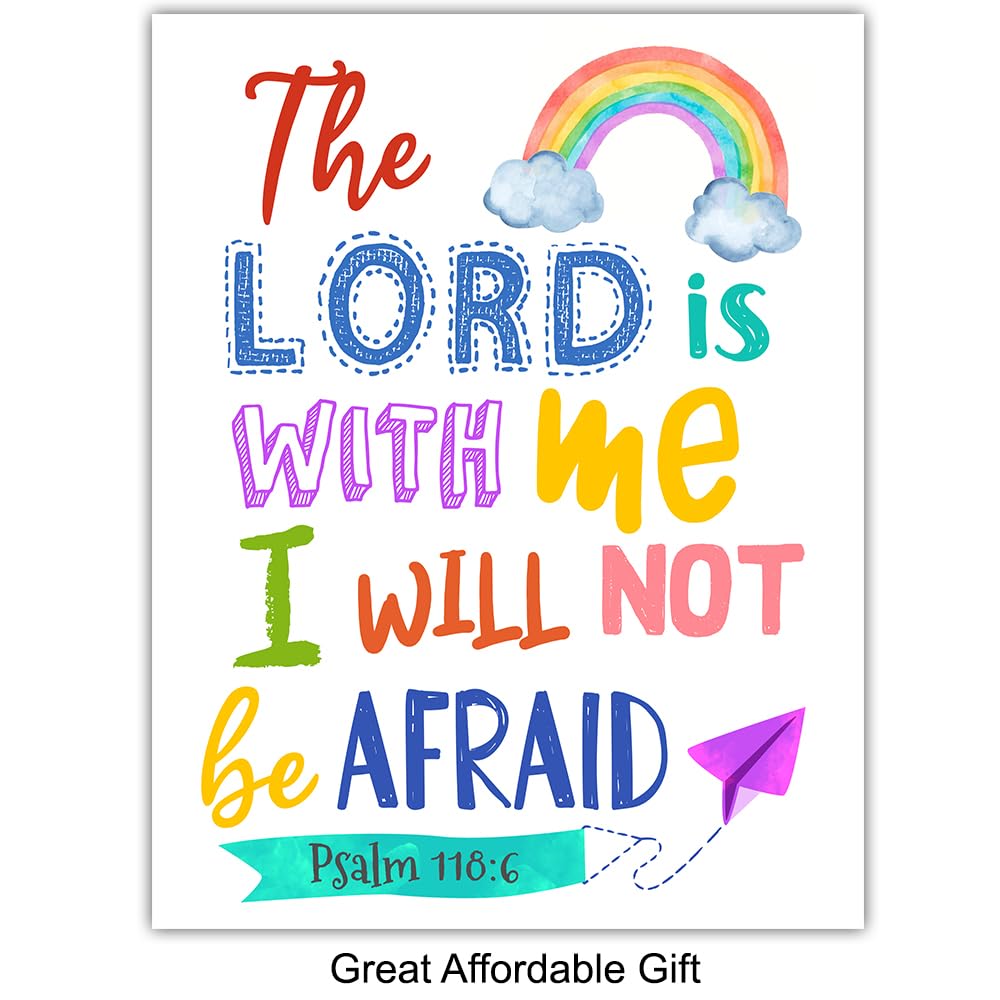Bible Verse Wall Art – Scripture Wall Art – Christian Wall Art for Kids, Boys, Girls Bedroom – Religious Gifts for Kids – Aesthetic Wall Collage Kit