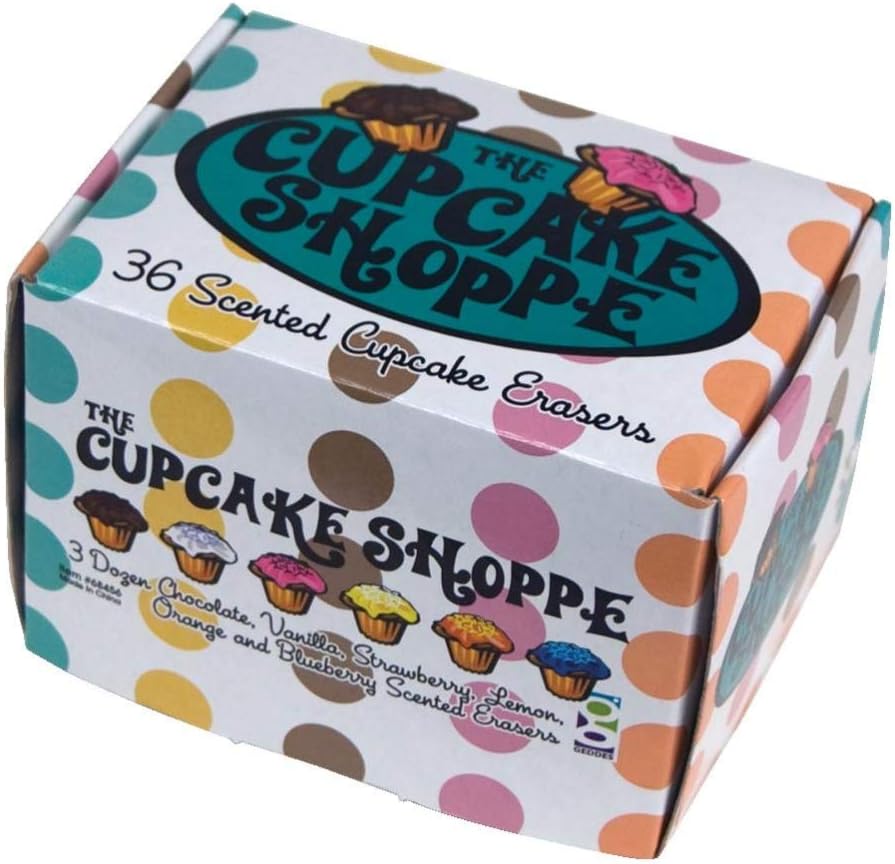 Raymond Geddes – Cupcake Shoppe – Borrador perfumado, paquete de 36 (68456)
