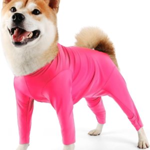Etdane Mameluco para perro para después de la cirugía, traje de recuperación quirúrgica para mascotas, body anti desprendimiento, pijama de manga Etdane Mameluco para perro para después de la cirugía, traje de recuperación quirúrgica para mascotas, body anti desprendimiento, pijama de manga
