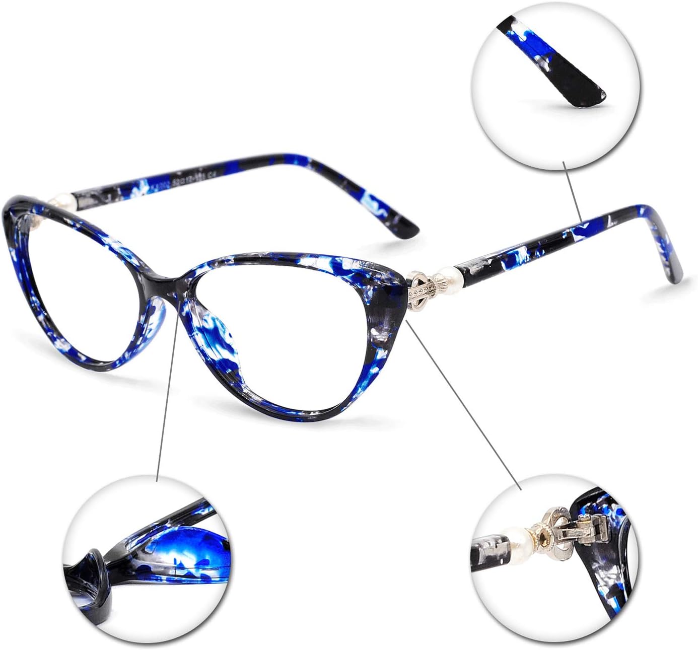 OCCI CHIARI Reading Glasses Women Fashion Readers(1.0 1.25 1.5 1.75 2.0 2.25 2.5 2.75 3.0 3.5 4.0 5.0 6.0)