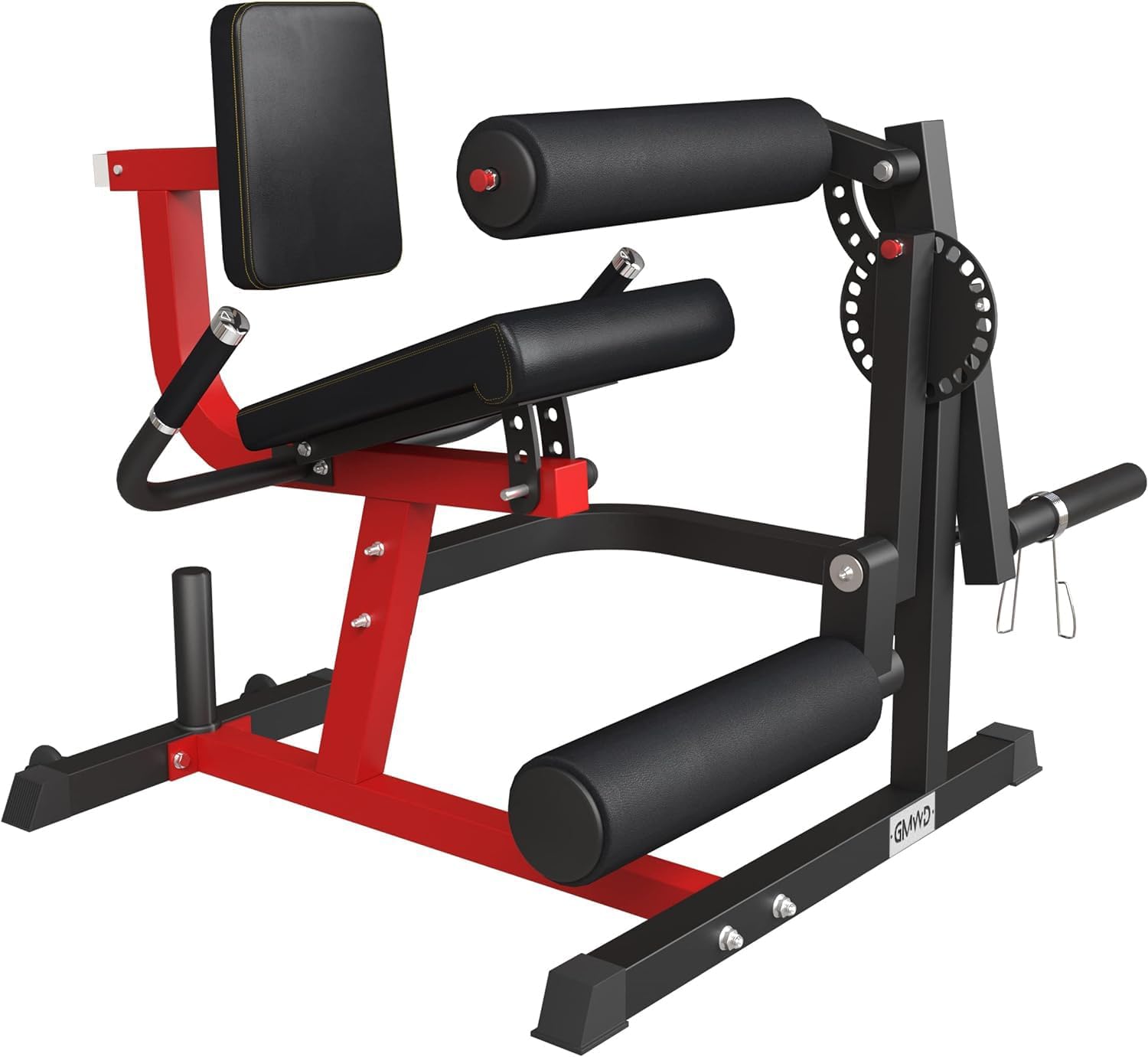GMWD Máquina de extensión de piernas y rizo, máquina especial de piernas para la parte inferior del cuerpo, banco de ejercicio de piernas ajustable
