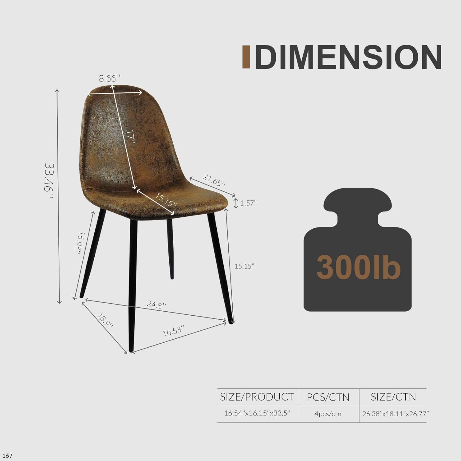 Juego de 4 sillas de comedor con forma de cuchara sin brazos con asiento de cojín de tela de gamuza y patas de metal negro para comedor y cocina,
