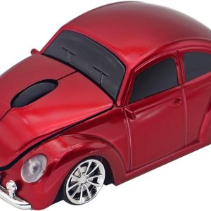 Aikchi Ratón inalámbrico para coche deportivo, ratón óptico 3D para computadora portátil de escritorio, ratones de computadora para JKC (rojo) Aikchi Ratón inalámbrico para coche deportivo, ratón óptico 3D para computadora portátil de escritorio, ratones de computadora para JKC (rojo)