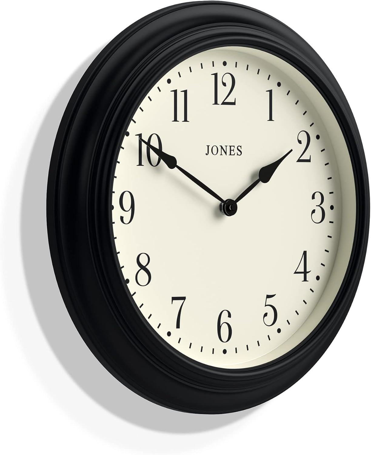 JONES CLOCKS Supper Club – Reloj de pared grande, diseño tradicional, decoración del hogar, reloj de sala de estar, decoración de casa de campo,