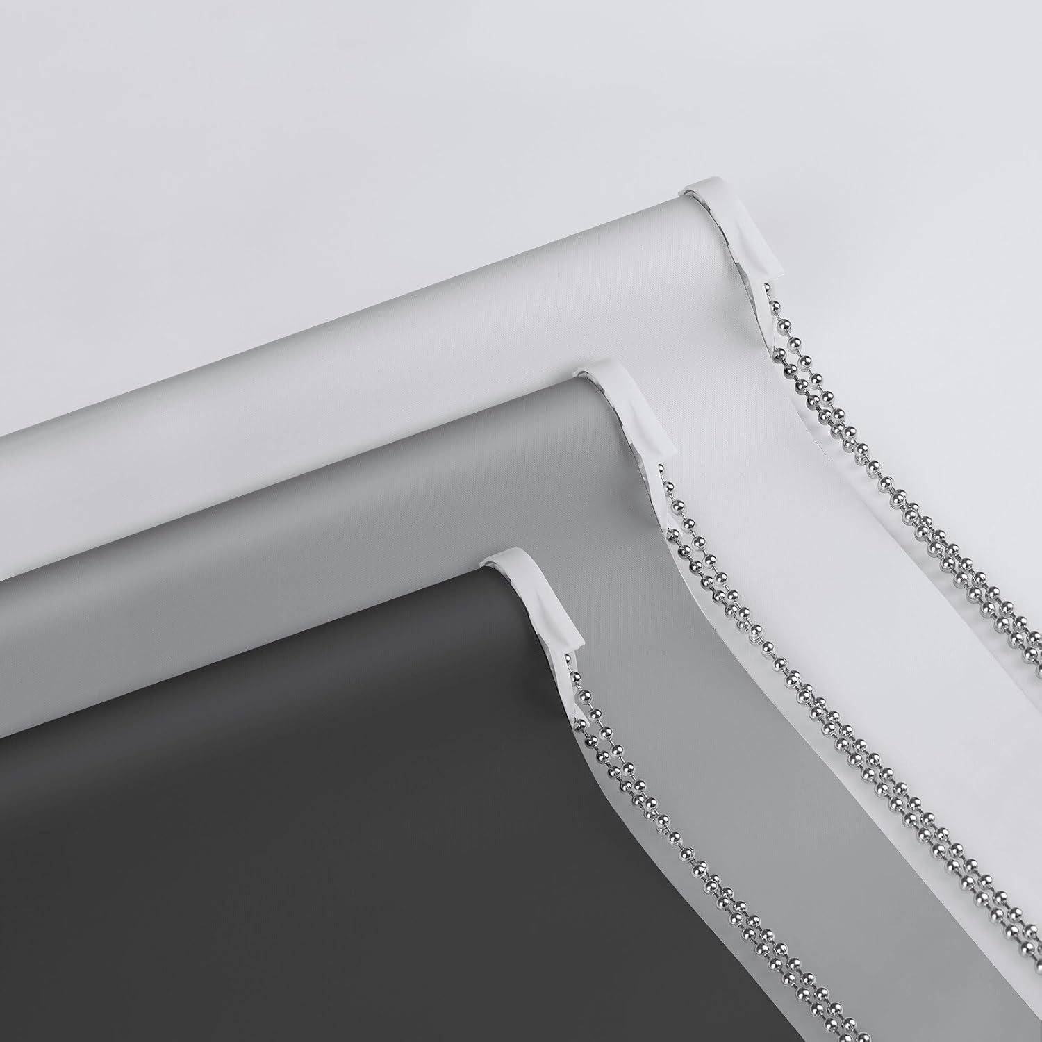 SUNFREE Persianas enrollables opacas para ventanas, 20 pulgadas de ancho x 72 pulgadas de alto, gris oscuro, persianas extraíbles para ventanas con