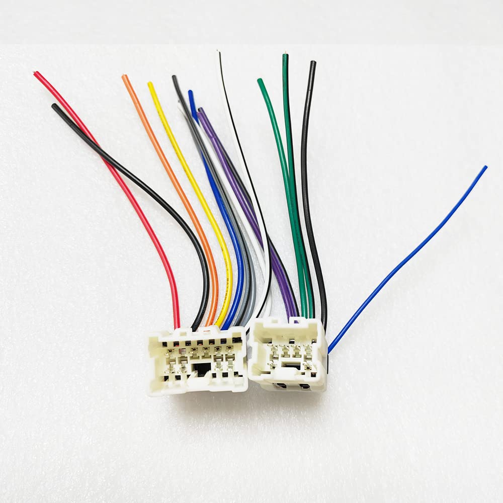 Strpump Para Nissan Frontier Xterra Patrol X-Trail Estéreo de coche de CD DVD Power Arnés de cableado Adaptador de cable Enchufe Telar de plomo