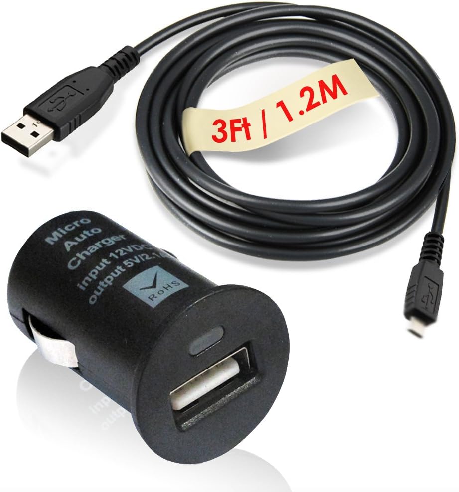T-Power – Adaptador de coche para Tomtom GPS Go Live a través de 825 120 1400, t, m, 1405 1430 1435 TM 1500 1530 t,m Adaptador automático de barco +