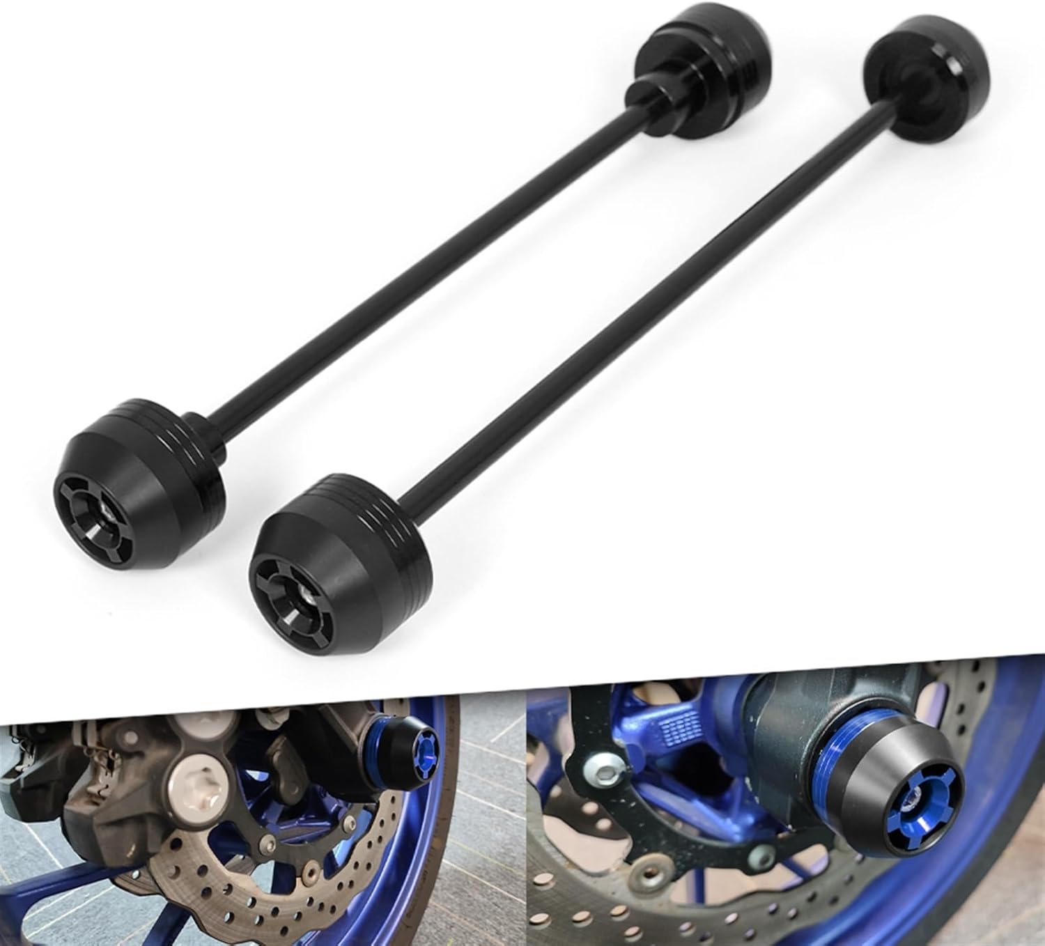 Para MT-09 MT09 FZ FJ 09 Tracer 900 GT XSR900 Accesorios de eje de choque de motocicleta rueda trasera delantera Horquilla Slider Protector