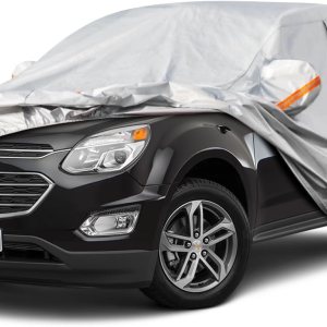 Kayme – Cubierta de 6 capas para vehículo utilitario deportivo, impermeable, apta para todo tipo de clima, protección completa para exteriores Kayme – Cubierta de 6 capas para vehículo utilitario deportivo, impermeable, apta para todo tipo de clima, protección completa para exteriores