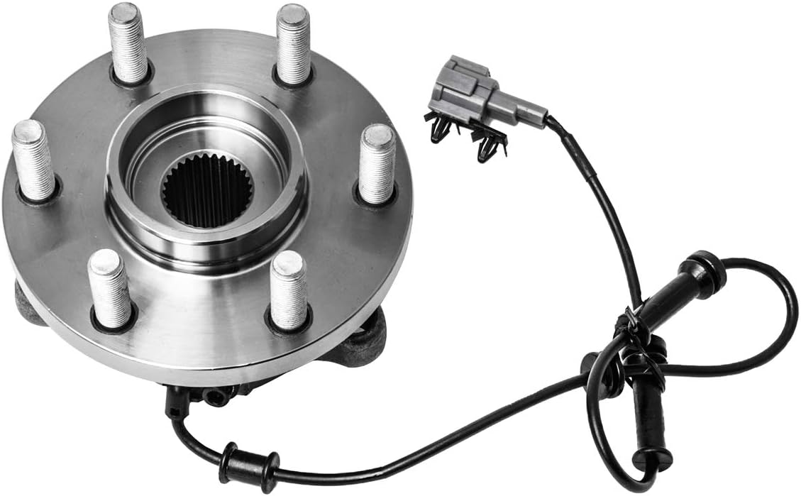 Buje de rueda delantera y conjunto de cojinetes izquierdo o derecho compatible con Nissan Xterra Frontier Pathfinder Suzuki Equator AUQDD 515065 x2
