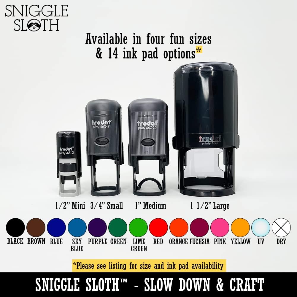 Pig Sideview – Sello de goma autoentintado de animales de granja para sellar planificadores de manualidades, mini de 12 pulgada, tinta negra