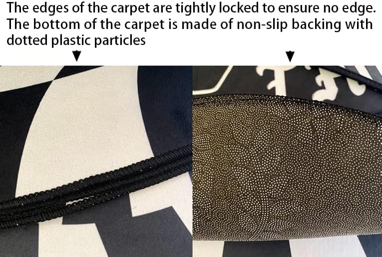 SUICRA Aesthetics – Alfombrillas de cocina de estilo bohemio con diseño de mármol, acolchadas, antifatiga, para el hogar y la oficina
