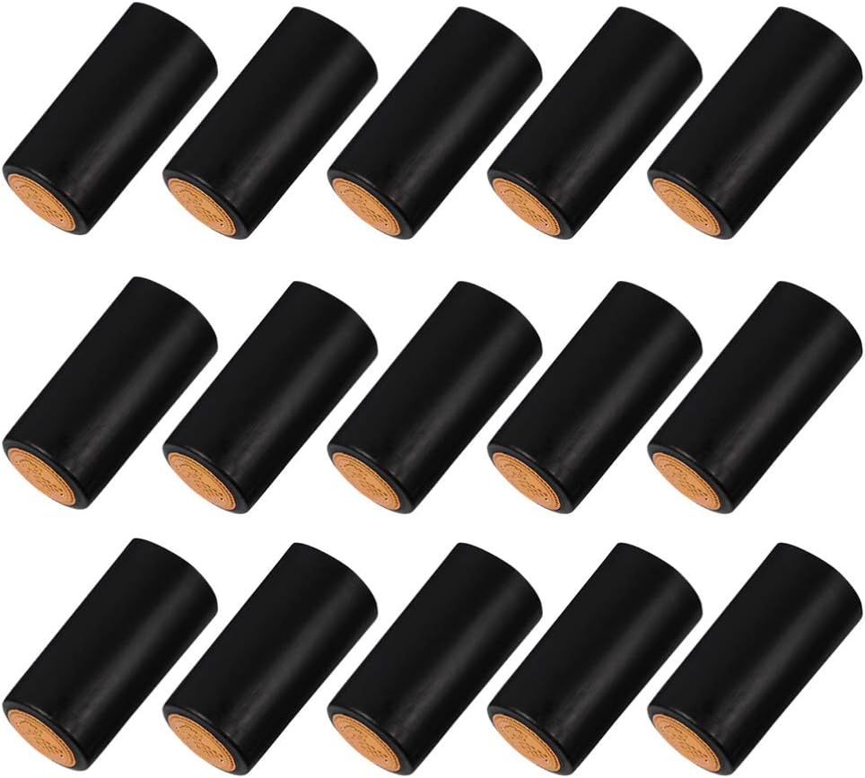 NUOBESTY 150 cápsulas termorretráctiles de vino, tapas retráctiles para botellas de sellos, fundas retráctiles, cubierta superior de botella, tapón