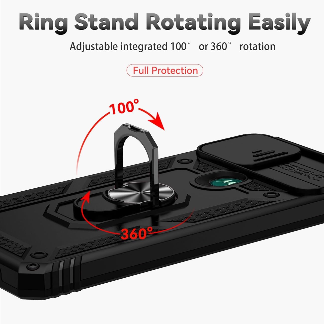 Yodueiv Funda para Moto G Stylus 5G 2021Motorola G Stylus 5G 2021 XT2131 con protector de pantalla de vidrio templado y funda para cámara