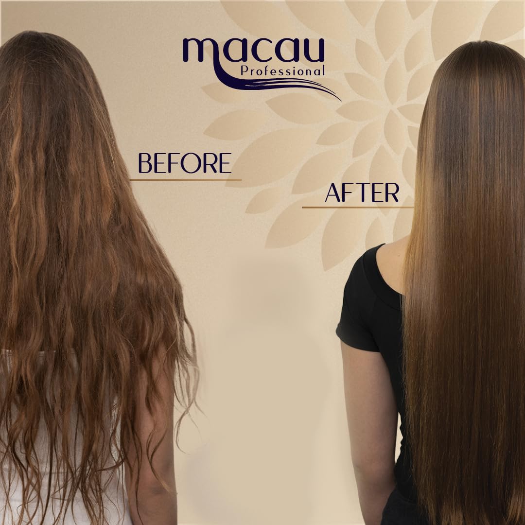 Macau Professional Tratamiento de queratina suavizante (6.8 fl oz, oro)