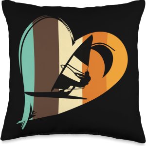 Windsurfer Windsurfing Windsurf Kitesurfing Motifs Retro Surfing Surfer Kitesurfer Windsurfer Throw Pillow, 16×16, Multicolor Windsurfer Windsurfing Windsurf Kitesurfing Motifs Retro Surfing Surfer Kitesurfer Windsurfer Throw Pillow, 16×16, Multicolor