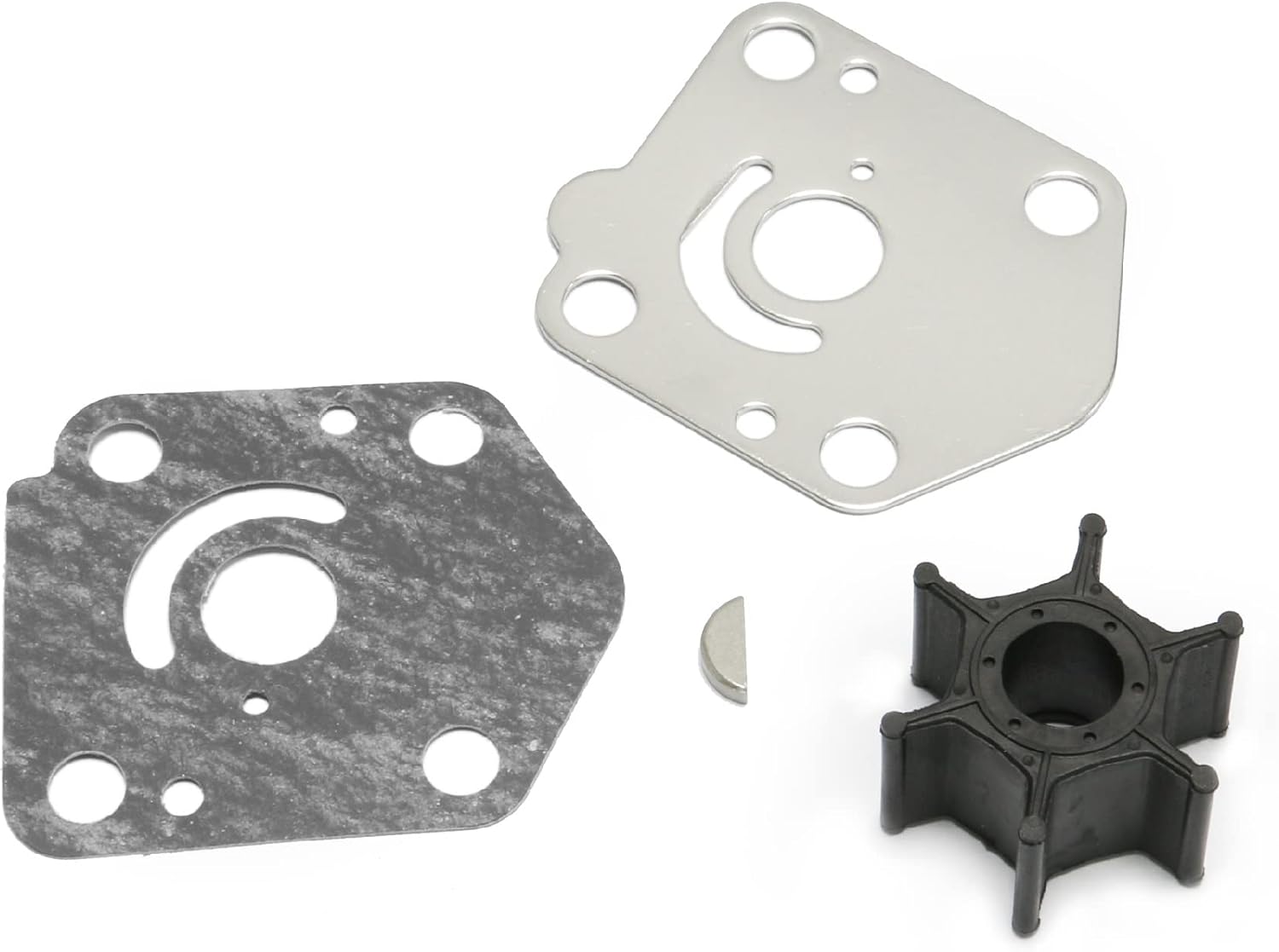 17400-93951 Kit de reparación de impulsor de bomba de agua para Suzuki fueraborda 9.9 15 HP DF9.9 DF9.9B DF15 DF15A DT9.9 DT15 2,4 tiempos Motor de